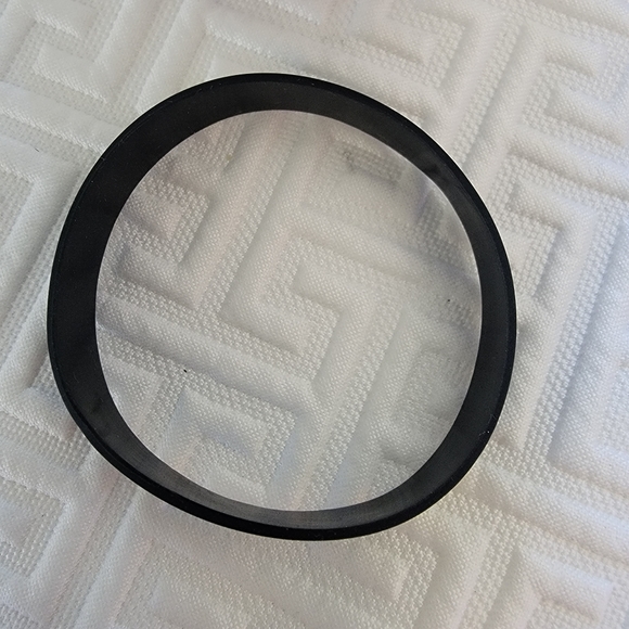 NIKE Black bracelet Men Teen boys Bangle Rubber Bracelets Yellow letters - Picture 3 of 3